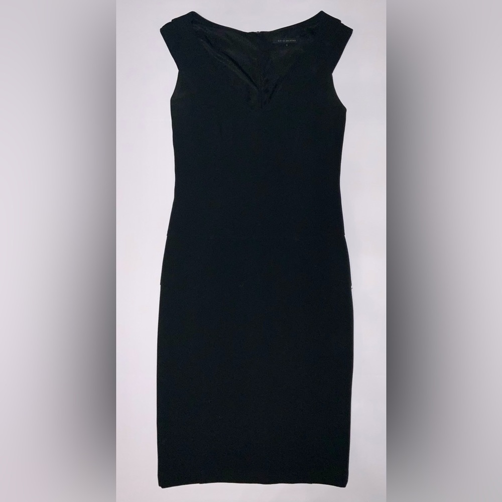 David Meister black dress